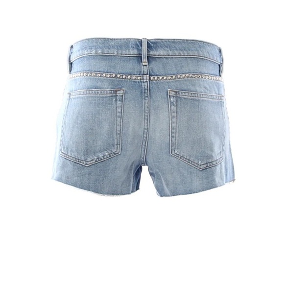 Frame Denim Le Studded Jean Shorts in Hester Size 27 - Picture 2 of 8